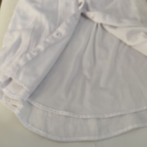MPH Dress White V- neck Button Down Closure Size S - Picture 7 of 8